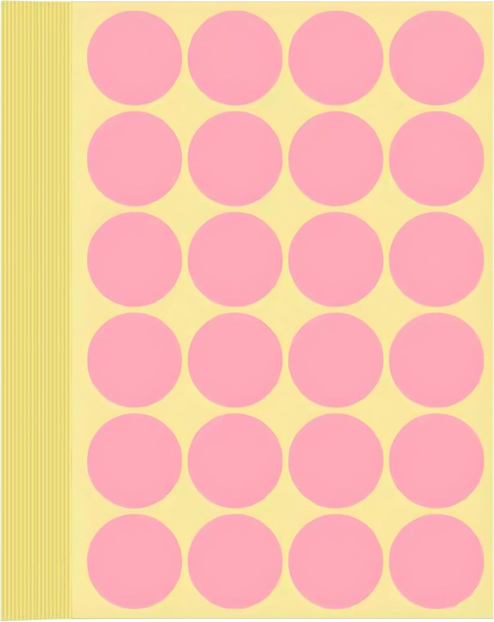 Colored Dot Stickers – 1" Round Adhesive Labels, 768 Pack for Crafts, Classrooms & Organization